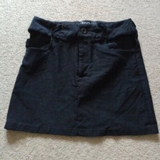 EGO Black Stretch Mini Short Pencil Skirt with Cut Out to Sides Skirt Size 8