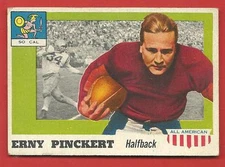 1955   TOPPS   ALL  AMERICAN    ERNY  PINCKERT   #  4   !!