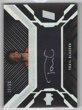 2007-08 UD Black Patch Material Autographs #TG Taurean Green Auto Jersey /50