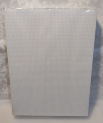 Quill Quadrille Ruled Graph Paper 8 1/2 x 11 White 10 Pads 50 Sheets 8 Squares