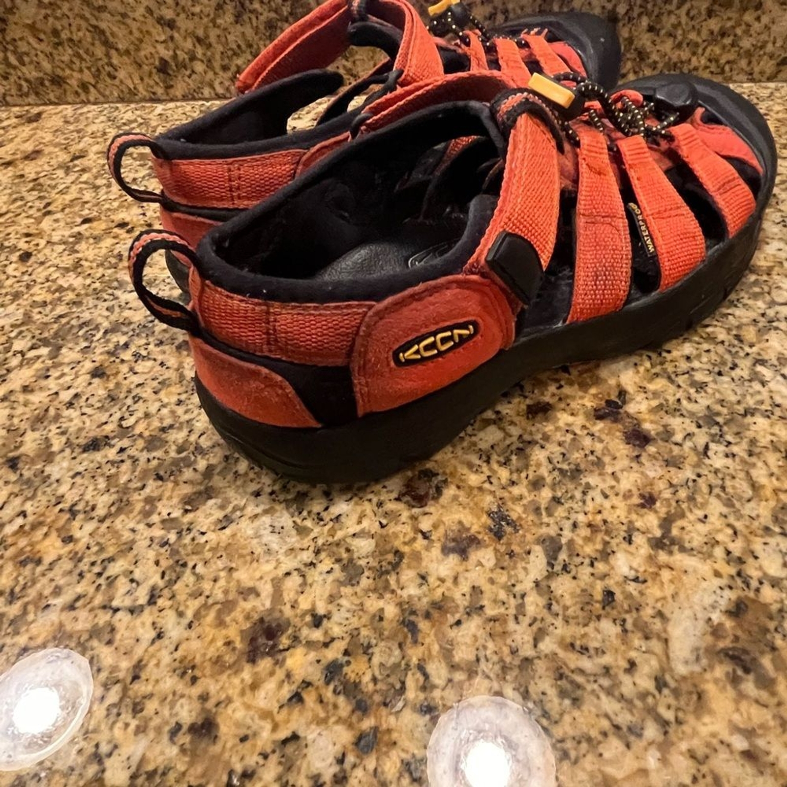 Sandali Keen Newport uomo ragazzo taglia 6 rosso arancione sport escursionismo scarpe acqua