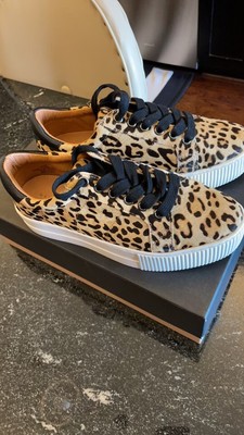 halogen leopard sneakers