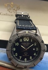 Montre D'Aviateur Montre Automatique Homme Russe Calibre Acier Inox Noir GS-990