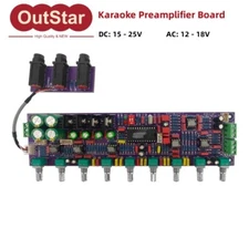 High-end Karaoke Preamplifier Audio Reverb Board Support Microphone In OK-2