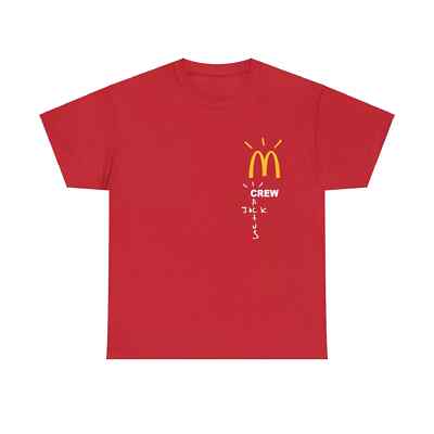 Travis Scott Cactus Jack McDonalds Crew T-Shirt Merch - All Colors and Sizes