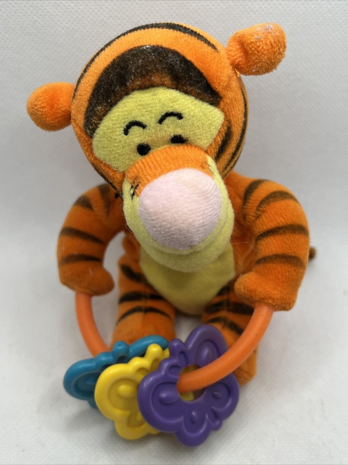 Vintage Winnie The Pooh Tiger (Disney) Tigger Plush Toy & Rattle | eBay