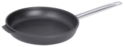 Bratpfanne, aus Aluminiumguss, plangedrehter Boden, Variante auswählbar