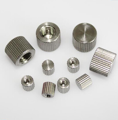 Edelstahl V2A 304 - M2 bis M10 Rändelmutter Daumenmuttern Thumb Nuts, Sackloch