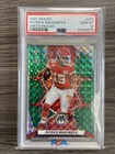 2022 Panini Mosaic Football Green Prizm Patrick Mahomes II #293 Chiefs PSA 10