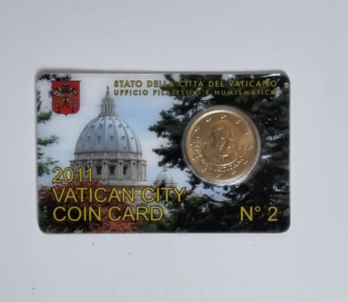 🇻🇦 Vatican 2011 Coincard - 50 Centimes n°2 Vaticano 🇻🇦 - Zdjęcie 1 z 2