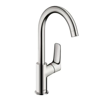 Hansgrohe Logis 210 Single Hole Single-Handle Bathroom Faucet with Drain in Chro