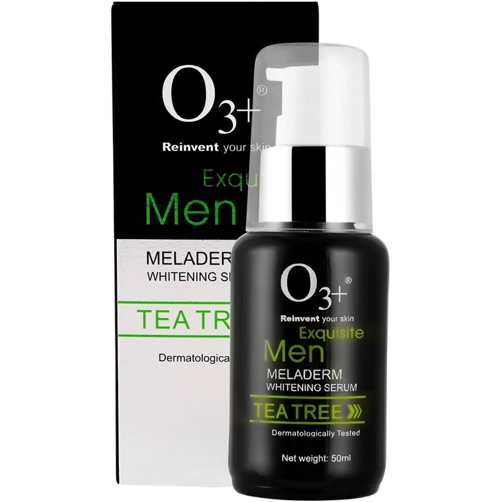 O3+ Exquisite Men MelaDerm Whitening Serum Tea Tree - 50ml Free Shipping