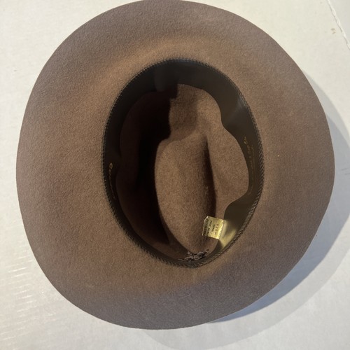 Cappello Golden Gate co marrone medio western 100% lana Cougar così com'è - Foto 6 di 15