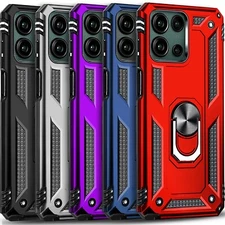 For Motorola Moto G Stylus 2025 5G 2024 Case Stand Phone Cover + Tempered Glass