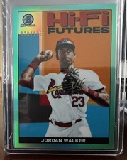 2022 Bowman Chrome Hi-Fi Futures Jordan Walker HIFI-15 Aqua Refractor /125