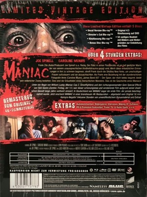 MANIAC - Blu-Ray - 5-Disc Limited Vintage Edition - NEU