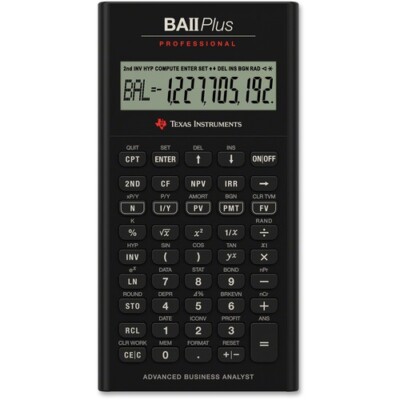 Texas Instruments BA-II Plus Professional Calculator