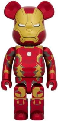 MEDICOM TOY - BE@RBRICK IRON MAN MARK 43 1000％ Medicom Toy Be@rbrick Iron Man Mark 43 1000％ Figure | eBay
