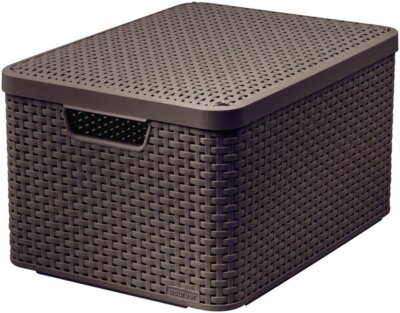 CURVER Aufbewahrungsbox L, Dunkelbraun