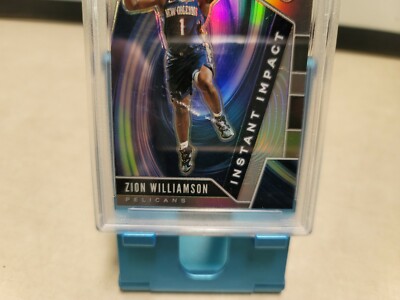 2019 Panini Prizm Instant Impact Silver Zion Williamson #2 Rookie