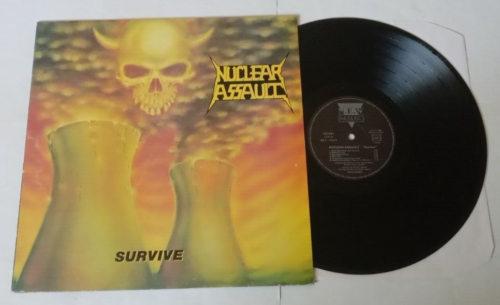 NUCLEAR ASSAULT Survive ORIGINAL 1988 LP - Afbeelding 1 van 1