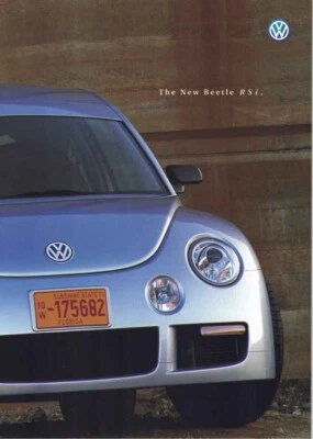 Catalogue Brochure VW New Beetle RSI concept 1999 Anglais English - Photo 1/2