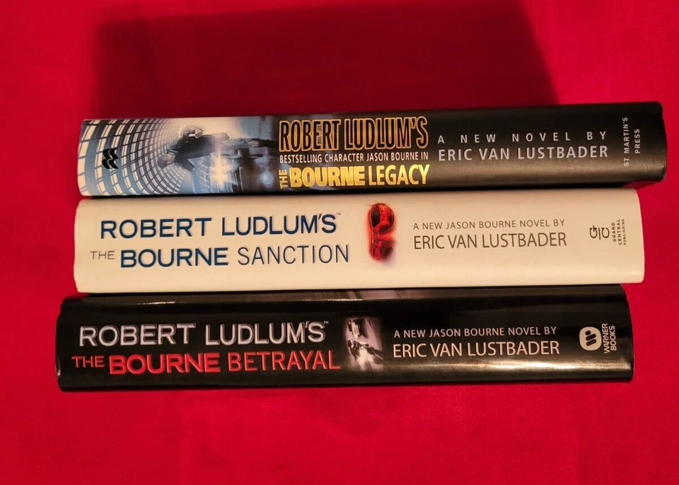 Robert Ludlum Lot of 3 Hardcover DJ Jason Bourne All 1st Editions Books - Image 3 of 4