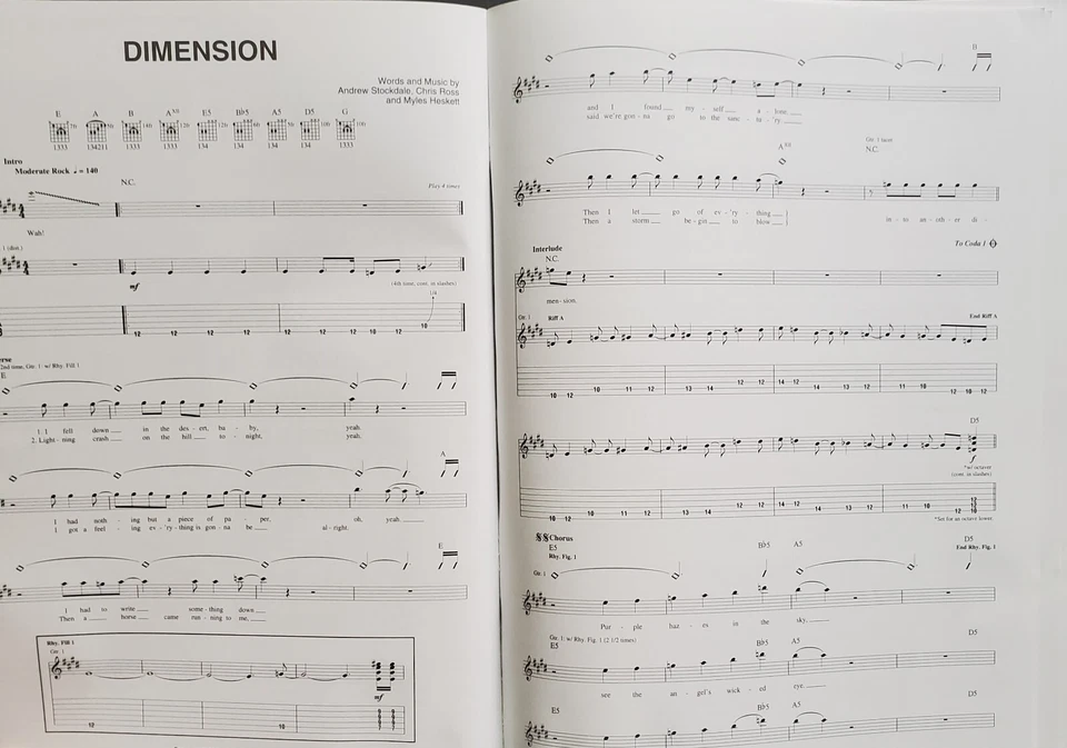 Wolfmother Guitar Tab Sheet Music Song Book - Image 3 of 4