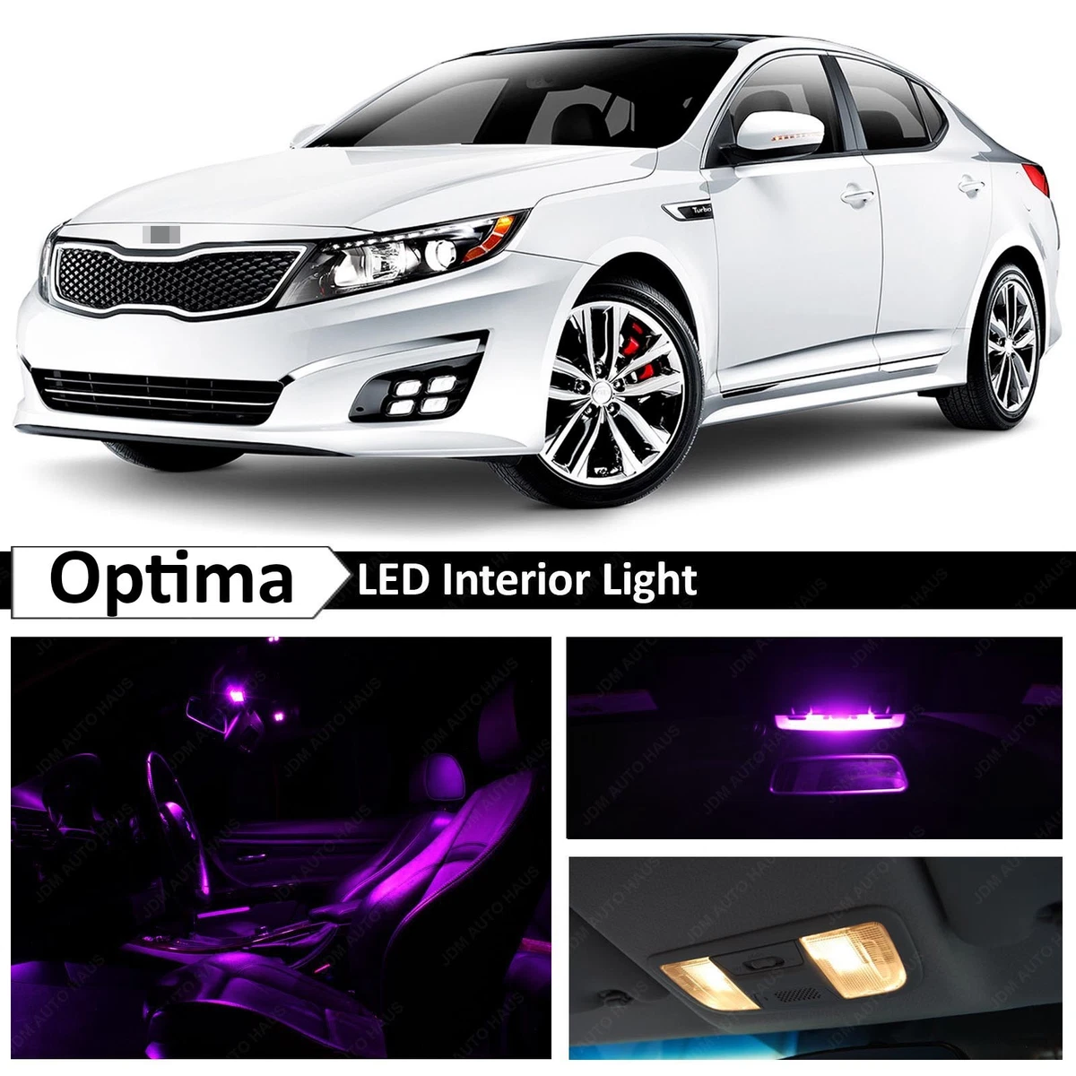 11x Purple Interior Map Dome LED Lights Package Kit Fit 2011 2015