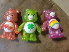 Tcfc Plastic Glitter Care Bear Lot