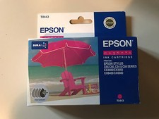 2x Epson T0442 / T0443 Epson Stylus C64 / C66 / C84 / CX3600 / 6600 Cyan & Mag.