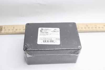 Hammond 1590YBK Custodia In Alluminio Pressofuso, Nera, 92x92x42 Mm, IP54, Per Strumenti Elettronici