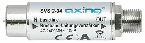 Axing SVS 2-04 Amplificatore di Linea per Segnali Satellitari e Antenna, (H3c)