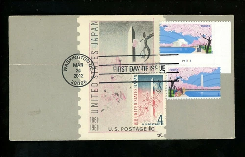 Ranto Cachet US FDC #4651-52 on 1158 combo US Japan Relations 2012