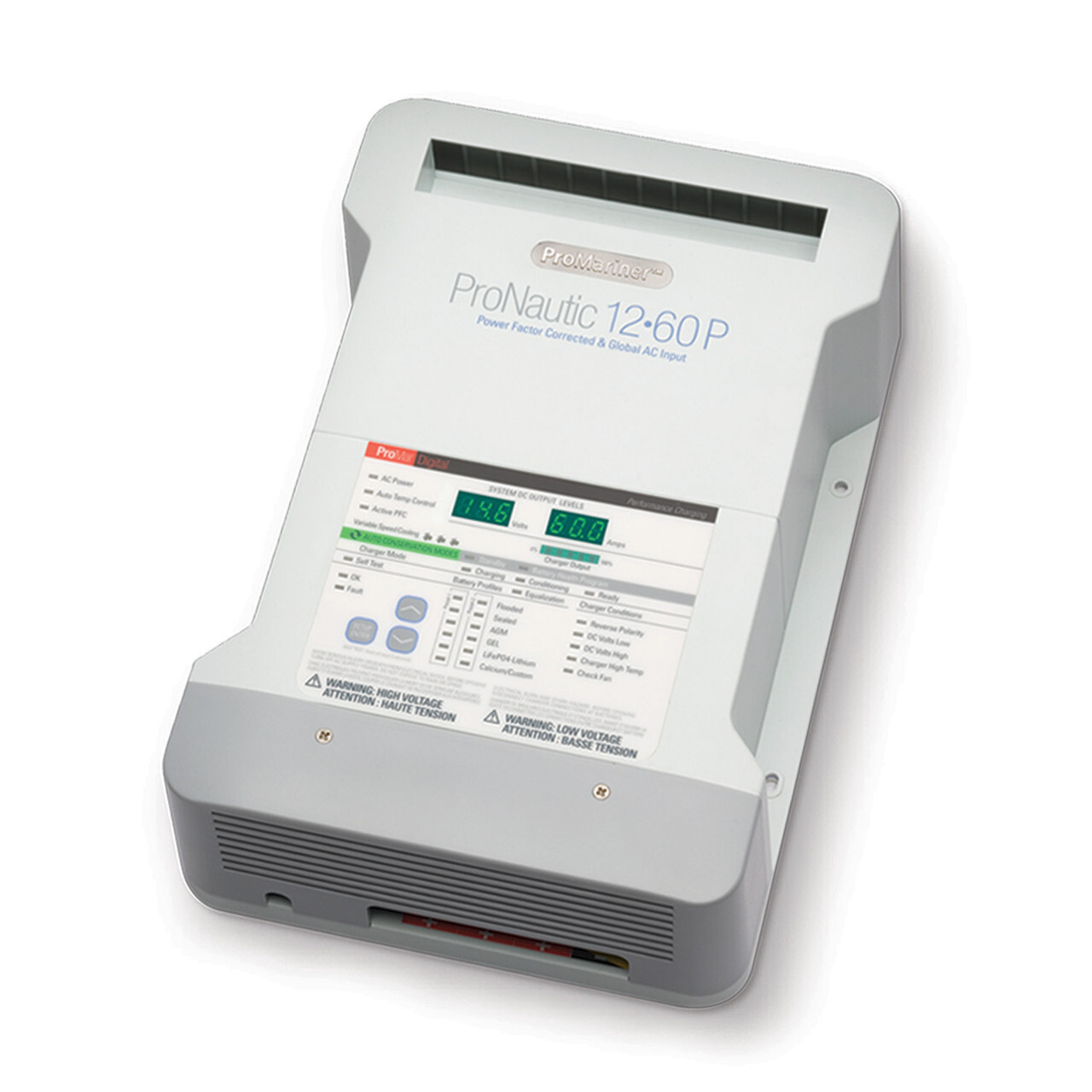 PROMARINER PRONAUTIC 1260P 60 AMP 3 BANK BATTERY CHARGER 63160