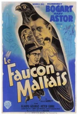 The Maltese Falcon  - 1941 - French - Vintage Movie Poster