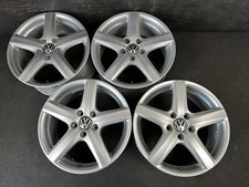 4 Vw Volkswagen Jetta Gli Original Silver Wheels Rims Caps 17 Tpms Hol.69912