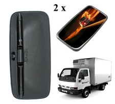 2x Specchio Retrovisore Per Nissan Cabstar Camion 36x18cm Sinistro + Destro