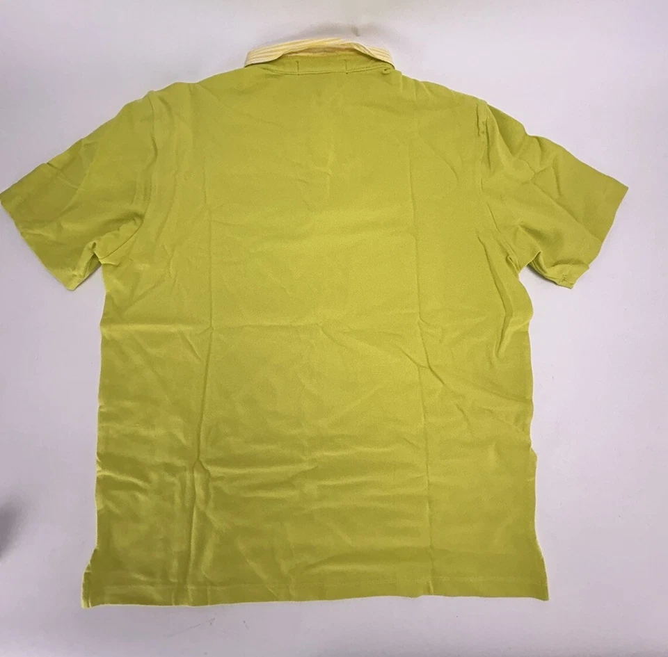 Camisa polo International Laundry para hombre manga corta verde lima mediana Foto 4 de 4