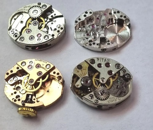 Mouvements à Quartz Silencieux Pour Horloge Murale - Lot De 4 Avec Aiguilles En Bois, DIY, Remplacement