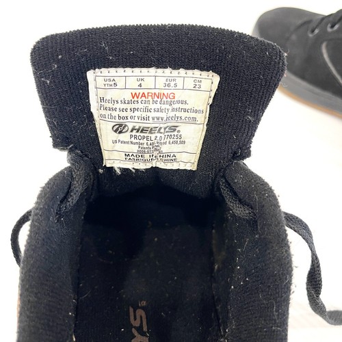 Scarpe da skate Heelys Propel 2.0 nere/oro ragazzi ragazze taglia 5 con ruote - Foto 6 di 13