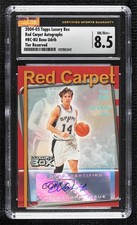 2004 Topps Luxury Box Red Carpet Tier Reserved 7/75 Beno Udrih CSG 8.5 Auto 00e2