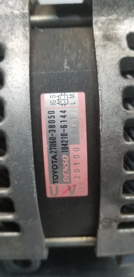 ALTERNADOR TOYOTA SEQUOIA 180 AMP 20 2706038050 Foto 4 de 4