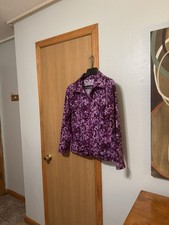 Eddie Bauer "Motion" XL w/Geometric Print Long Sleeve Full-Zip Track Jacket