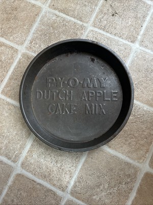 Vintage PY-O-MY Dutch Apple Pie Round Pie Pan Tin