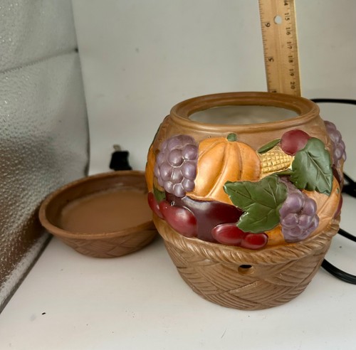 Scentsy Harvest CORNUCOPIA Herbstsaison elektrischer Wachswärmer Herbst Wohndeko - Bild 2 von 3
