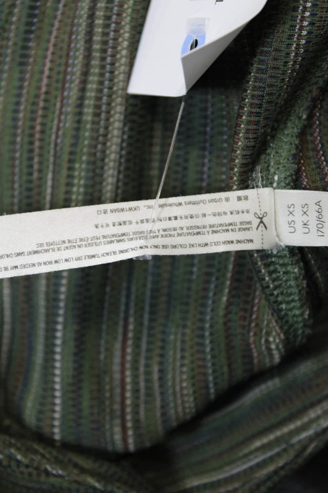 Leggings femininas listradas cintura alta FP Movement verde tamanho extra pequeno - Imagem 4 de 4