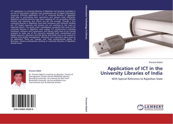 Application Of Ict In The University Libraries Of India Praveen Babel-image