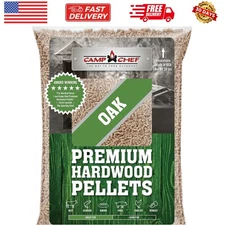 Oak Flavor 100% All-Natural Wood Pellets for Smokers and Pellet Grills, Smoke...