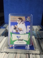 2021 Leaf Draft Flashback Base Auto K.J. Costello #BA-KJC Rookie Auto green